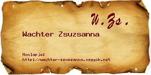 Wachter Zsuzsanna névjegykártya